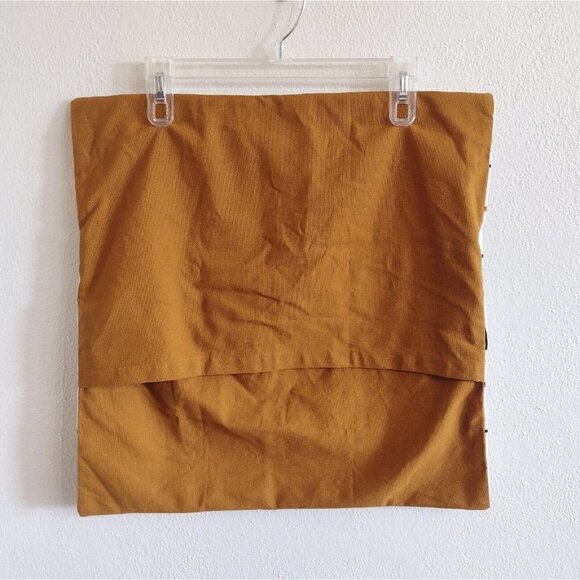 IKEA Tilltalande 20 X 20 Embroidered Camel Palm Tree Decor Pillow Cover Square - Picture 3 of 5